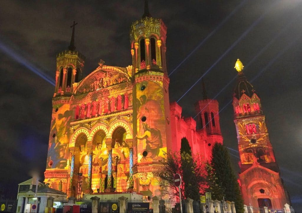 Les illuminations de Fourvière