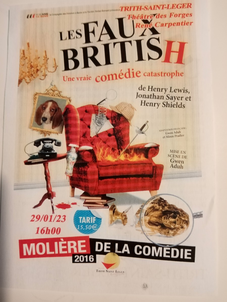 COMÉDIE CATASTROPHE LES FAUX BRITISH