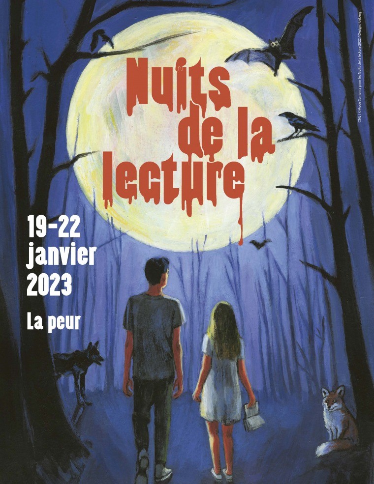 La nuit de la lecture à la médiathèque sur le thème de la Peur à Louviers