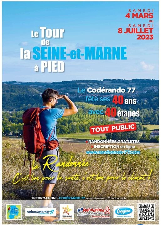 Tour de Seine et Marne à pied - 2éme journée