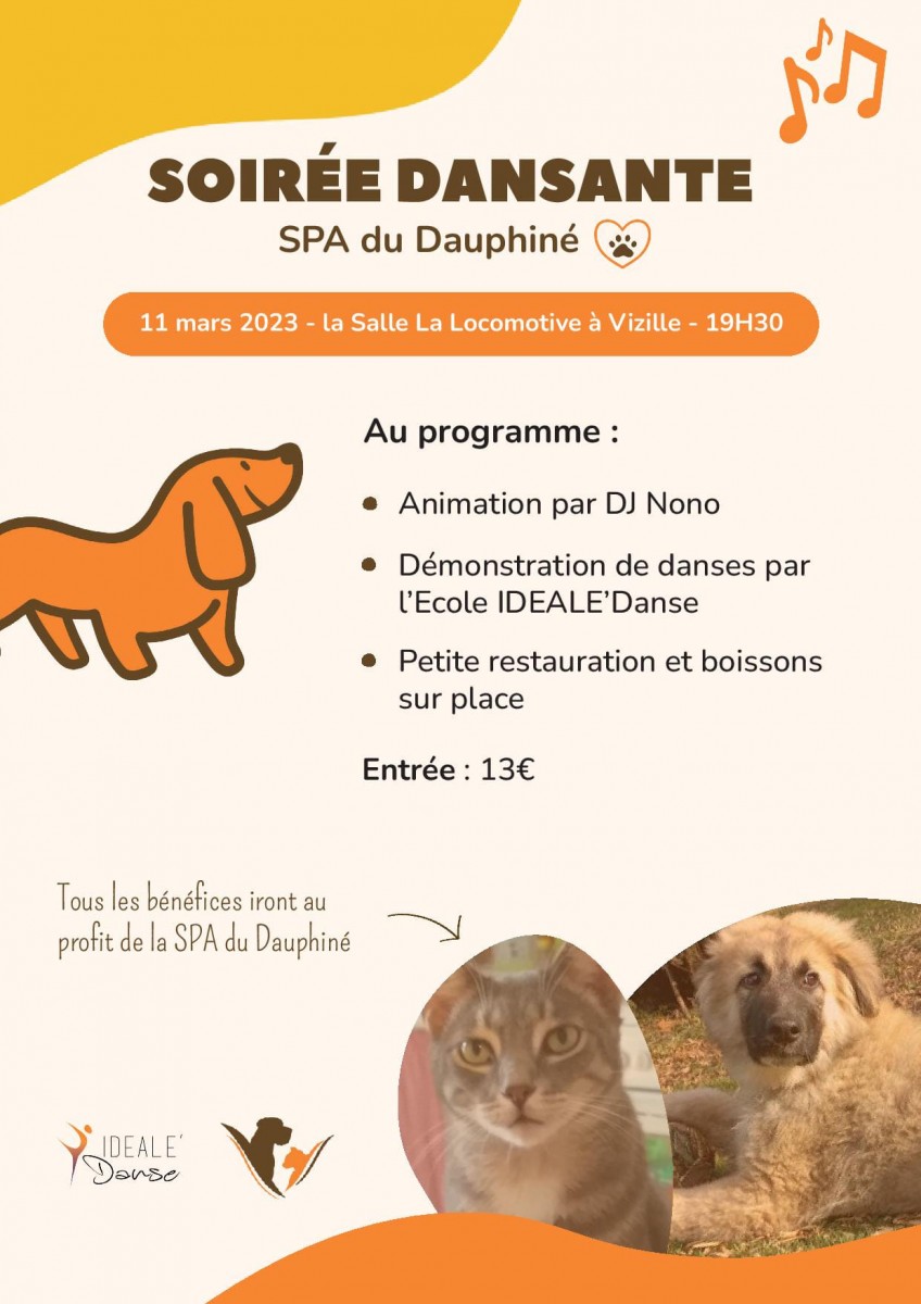 Soirée dansante au profit de la Spa du Dauphiné