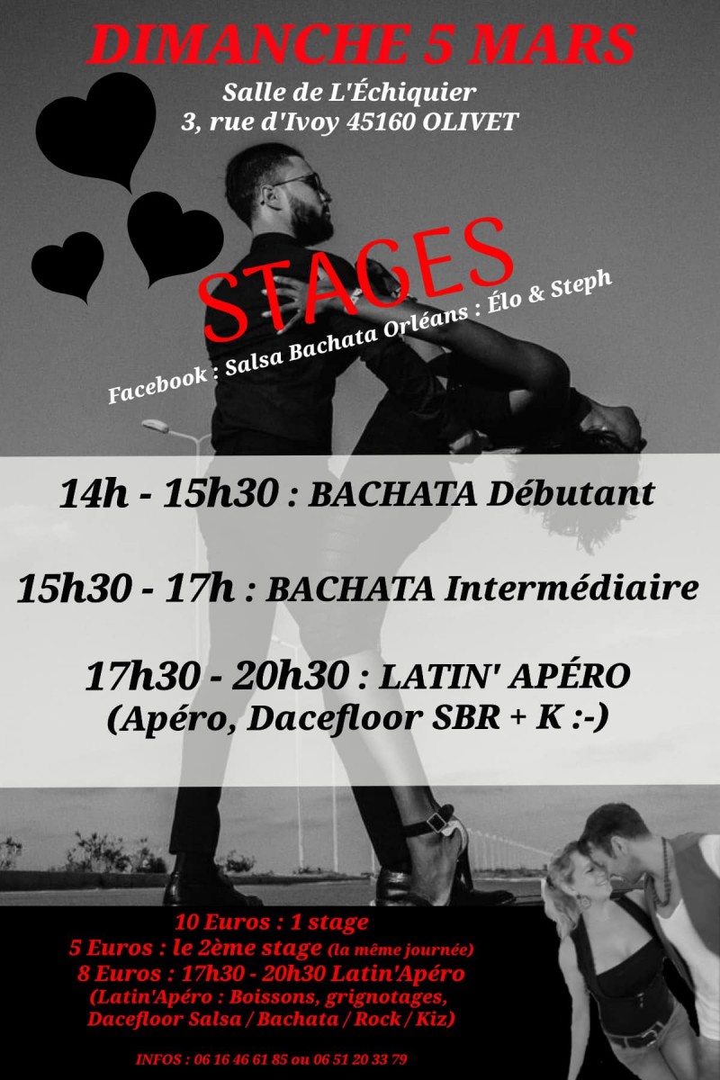 STAGE DE DANSE DEBUTANT (BACHATA)