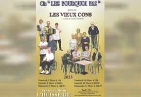 Théâtre 'Les vieux cons' L'Huisserie