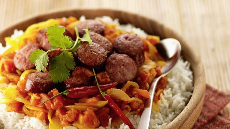Mensuelle Spciale avec repas ROUGAIL SAUCISSES.