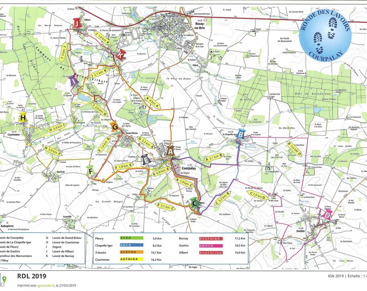 LA RONDE DES LAVOIRS - 16.2 KMS