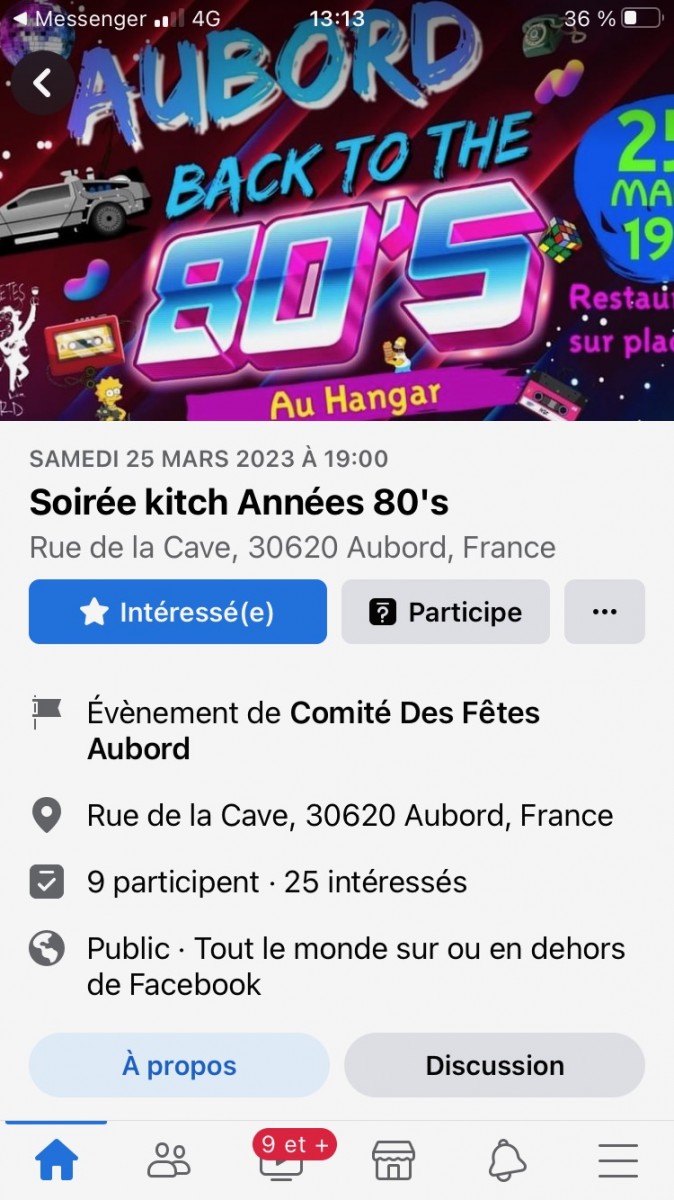 Soirée kitch années 80's