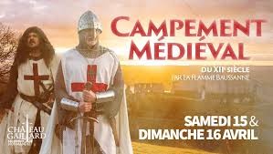 Campement medieval chateau gaillard