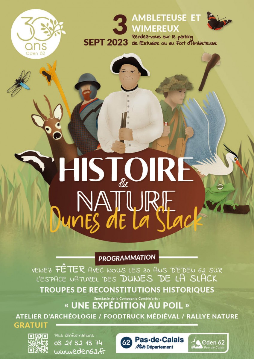 Eden 62 fte ses 30 ans : Histoire et nature dans les dunes de la slack