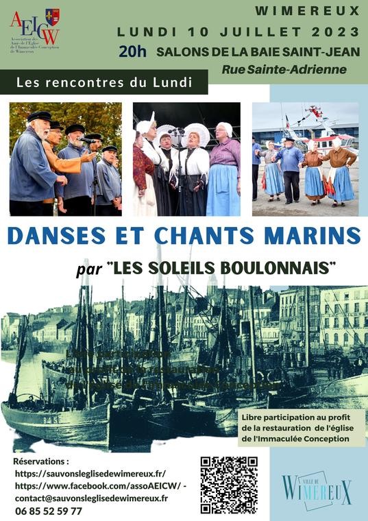 Concert : « Chants & Danses de marins » par les Soleils boulonnais