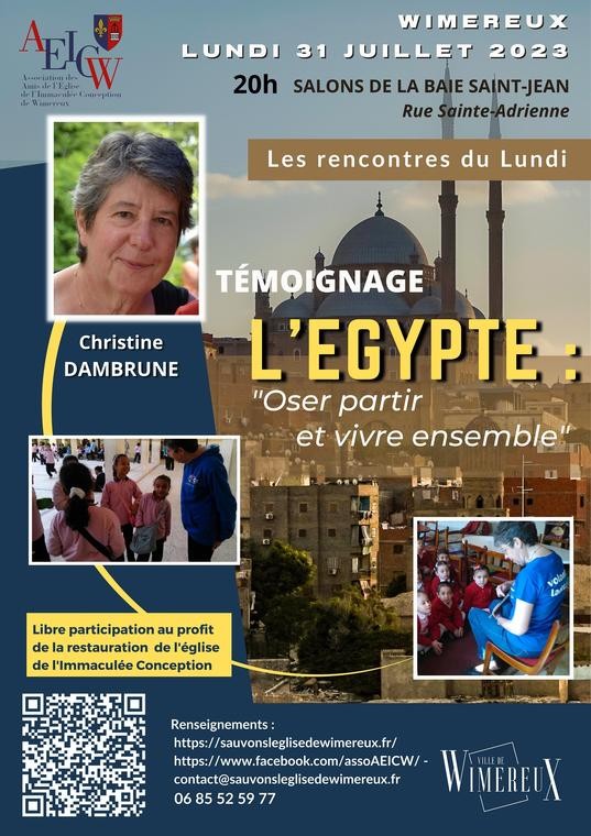 Témoignage « l'Egypte : oser partir partager la différence