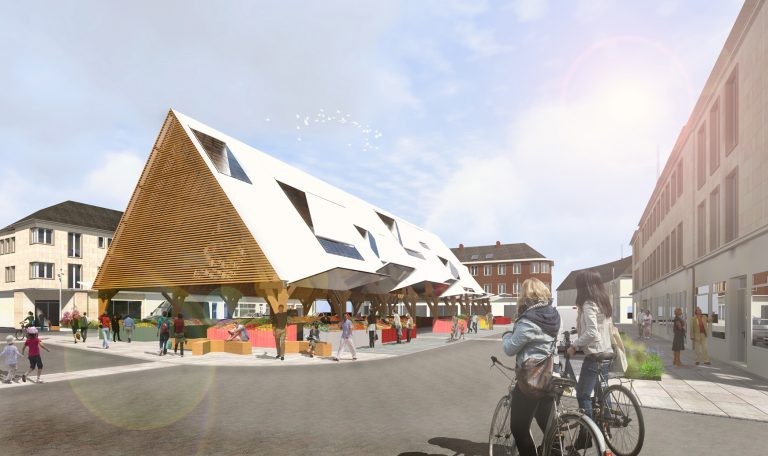 Guinguette sous Les Halles de Louviers.