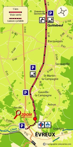 Ballade voie verte evreux