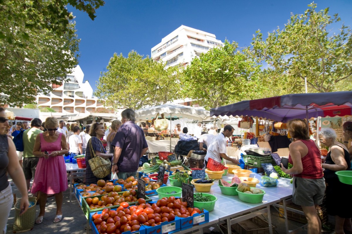 Marché à la Grande Motte