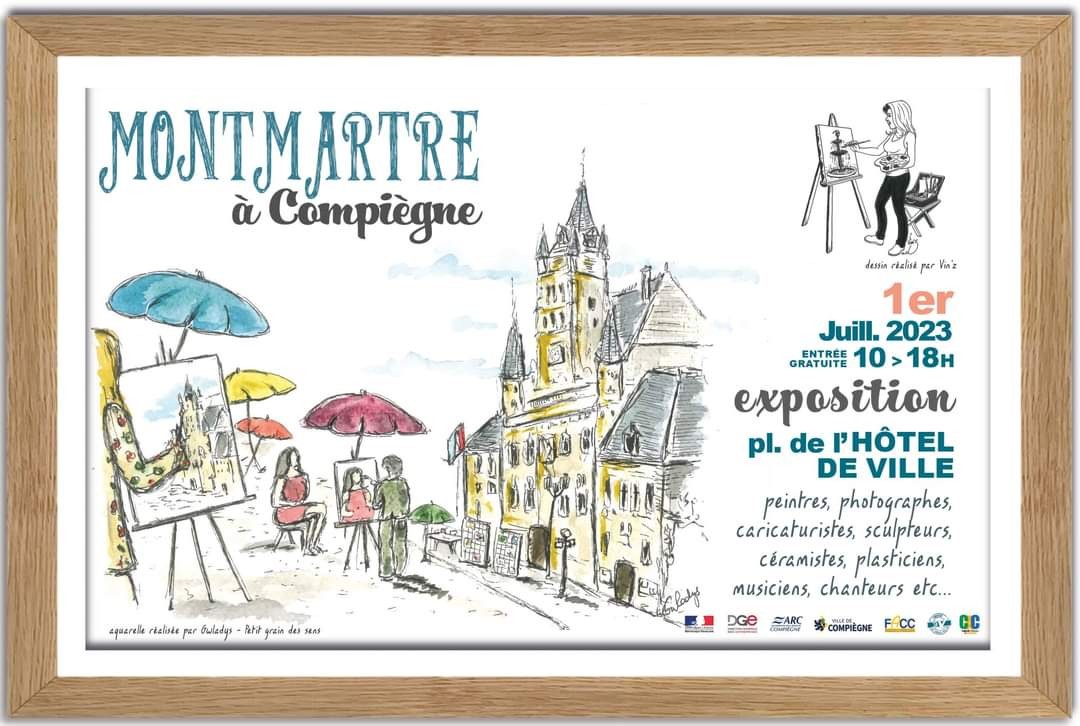 Montmartre à Compiègne et pot en terrasse