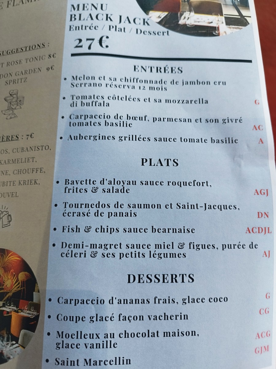 Restaurant après le mini golf