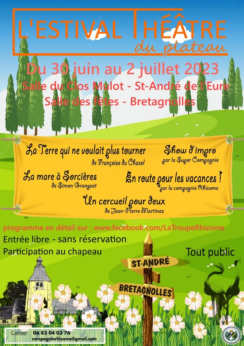 THÉÂTRE avec la Compagnie RHIZOME : En route pour les vacances