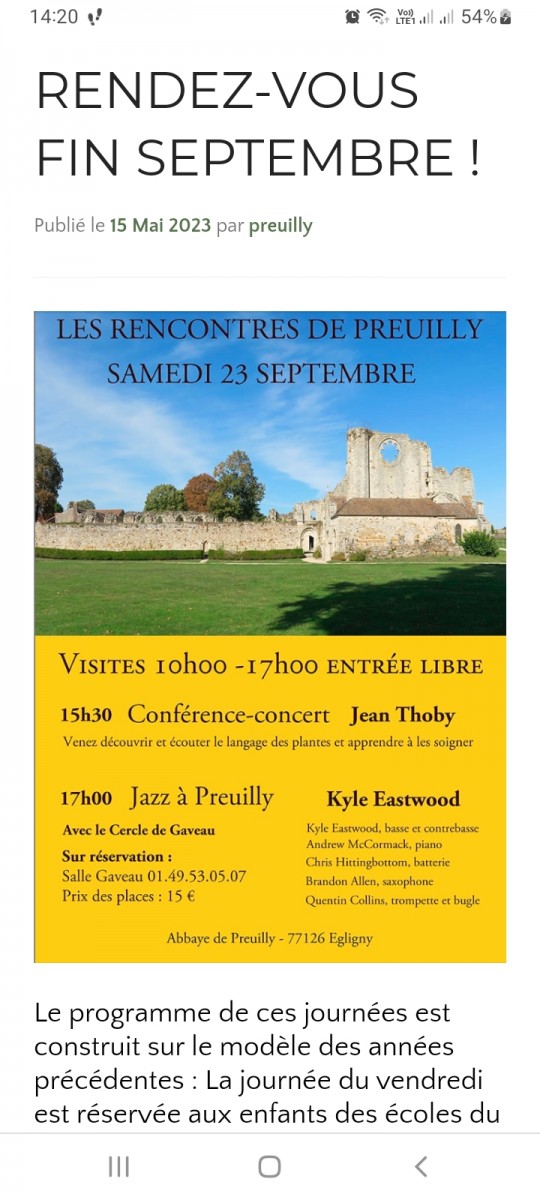 Visite Guidée de l'Abbaye de Preuilly.