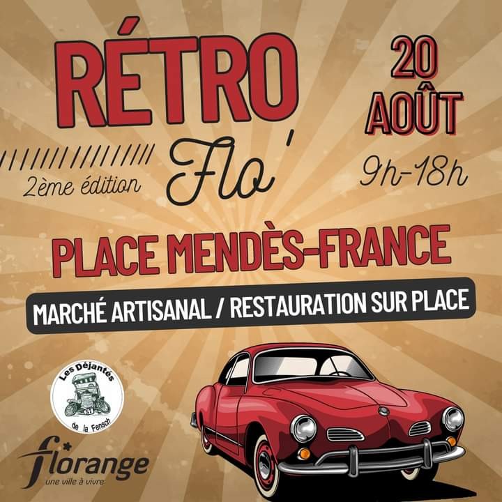 Marché artisanal er expo de voitures anciennes