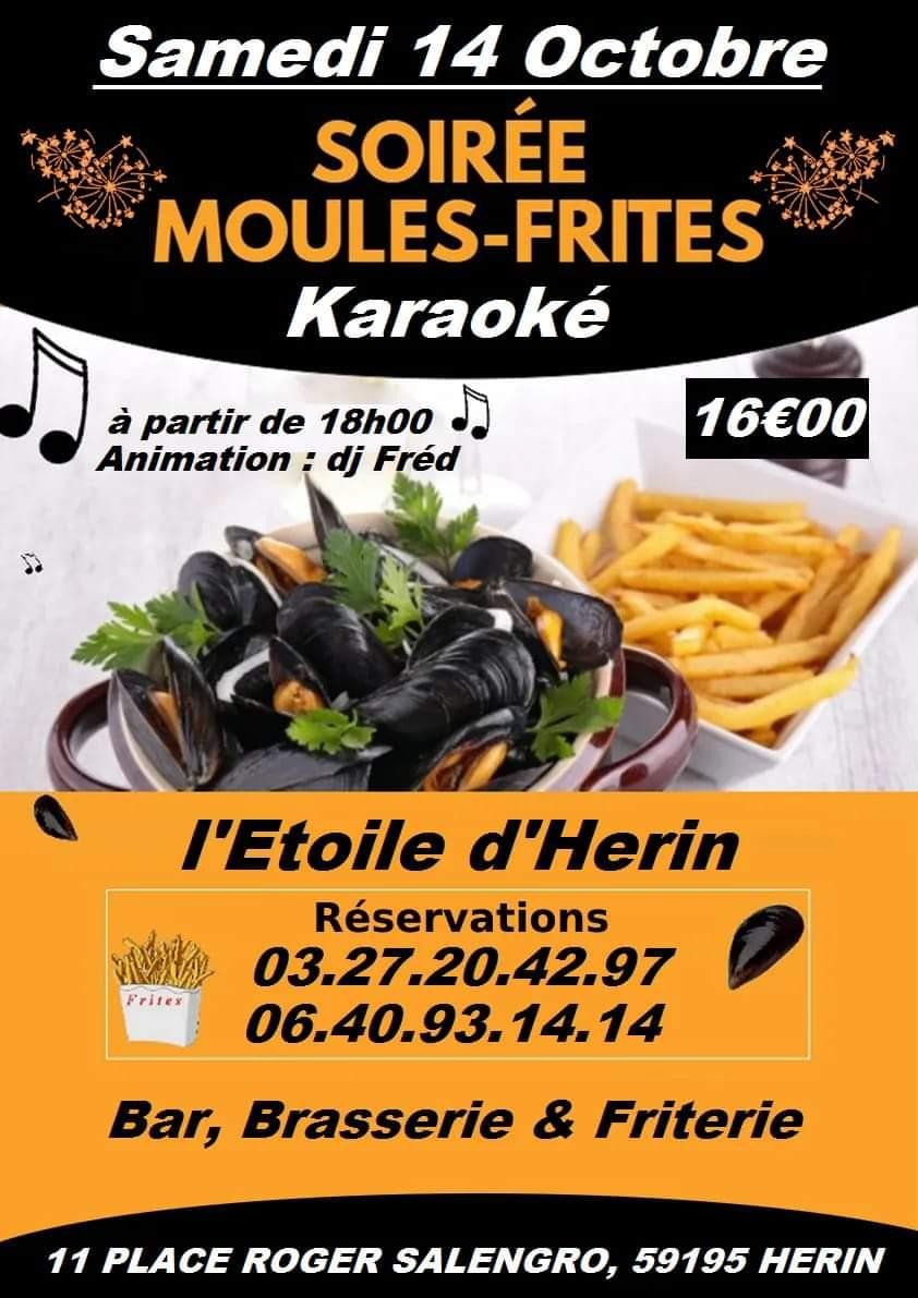 Soirée Moules Frites karaoké
