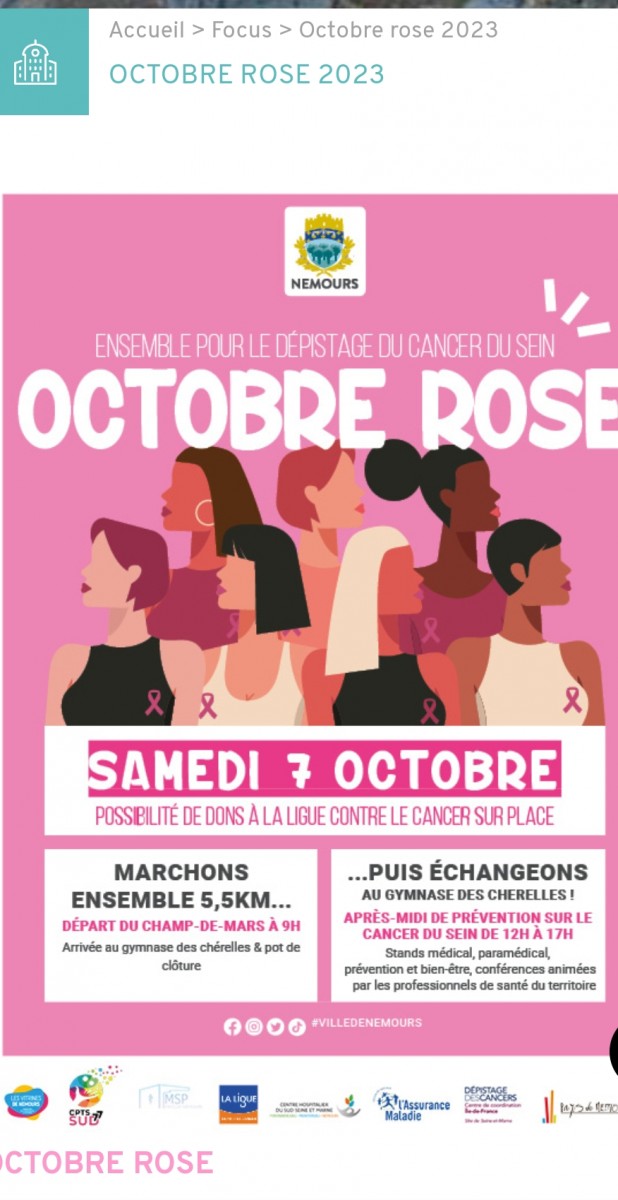 Marche pour octobre Rose