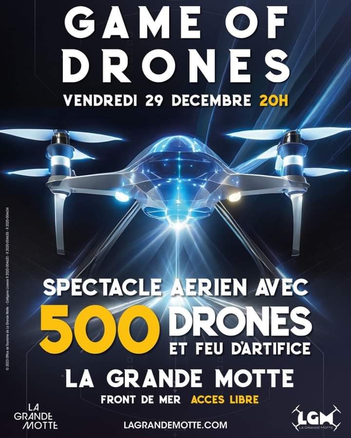 Spectacle de DRONES + feu d'artifice