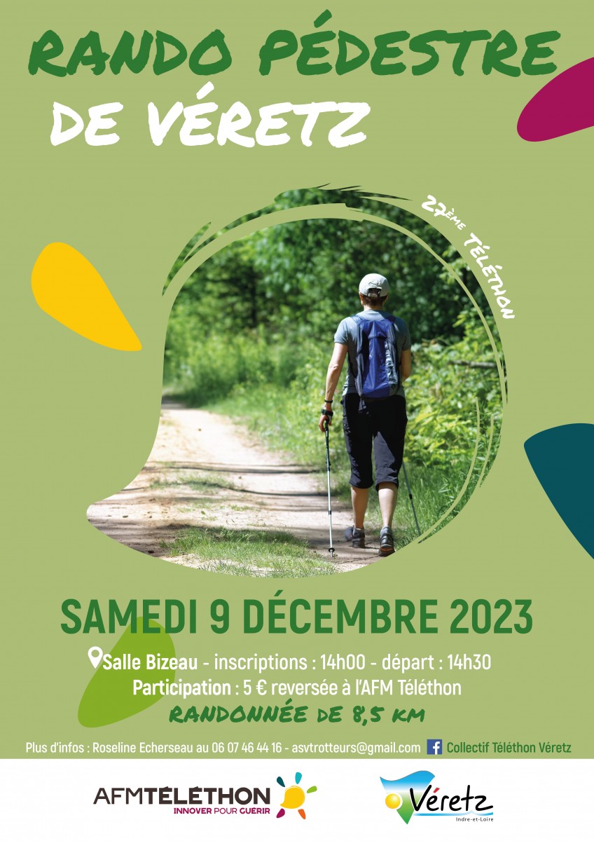Rando téléthon à Veretz