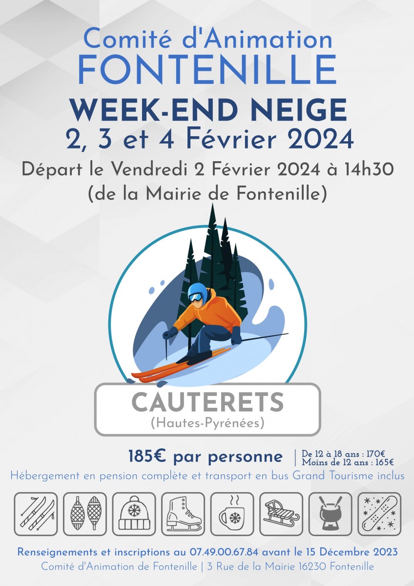 week end neige à Cauterets