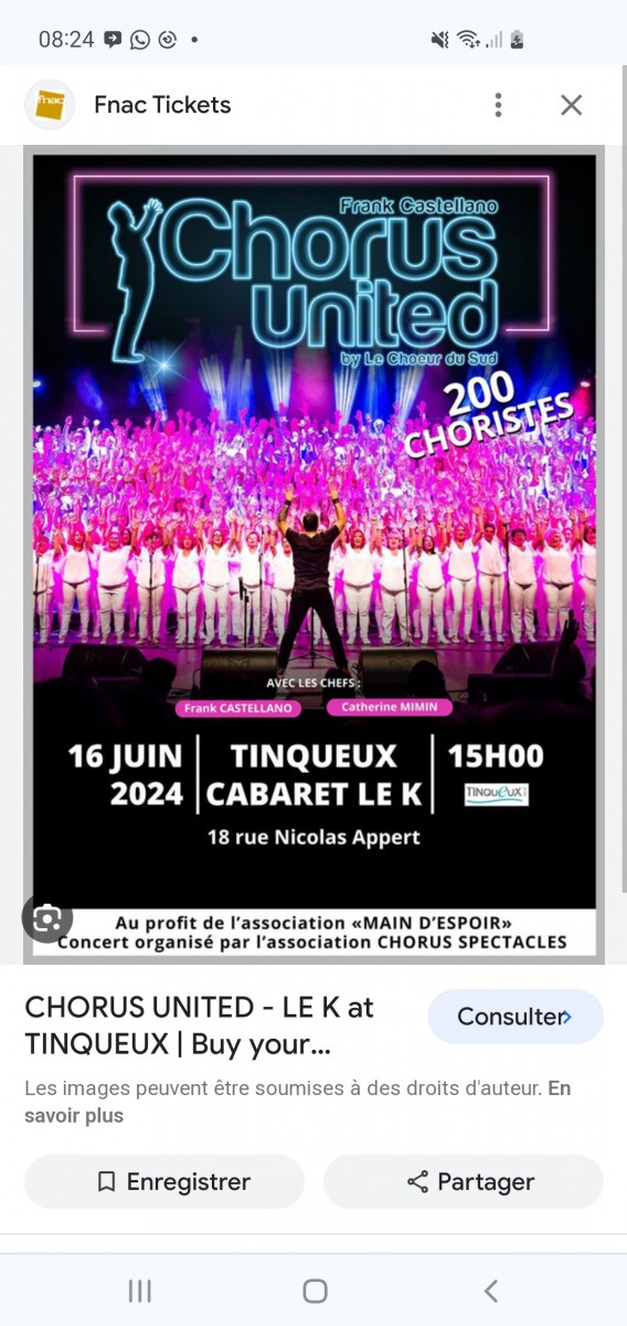 concert de CHORUS UNITED