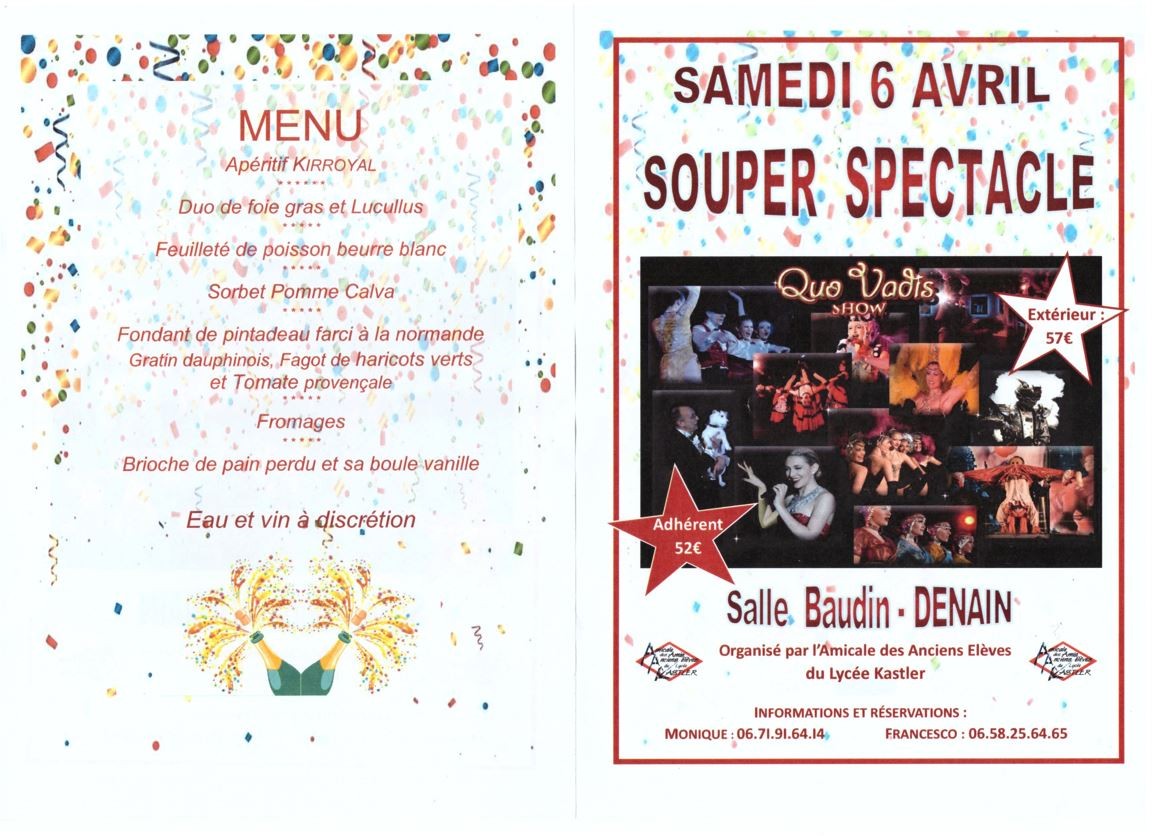 Souper Spectacle Danse