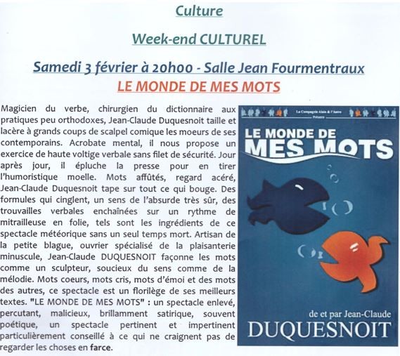 Le monde des mots