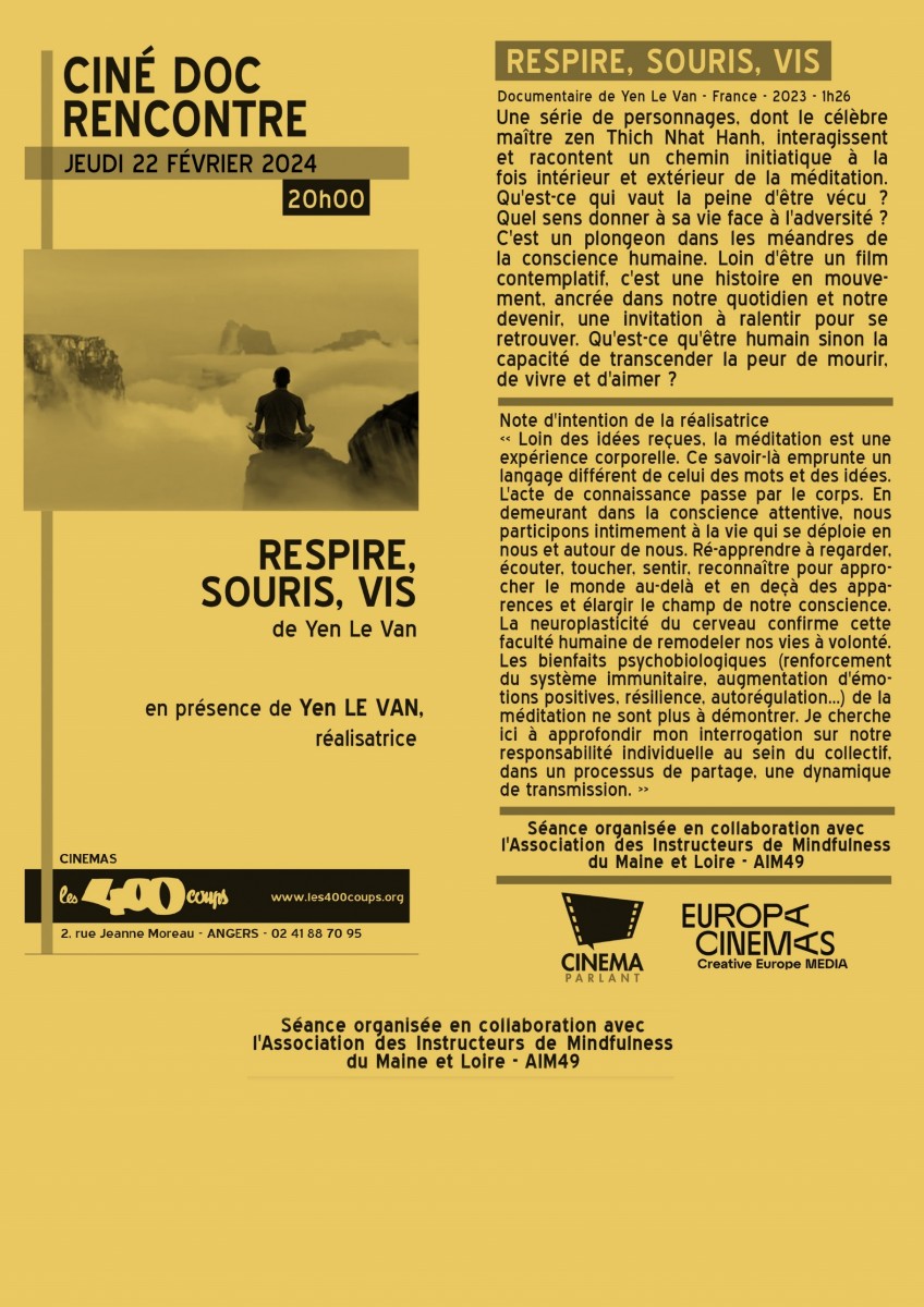 Cinéma Respire, souris, vis