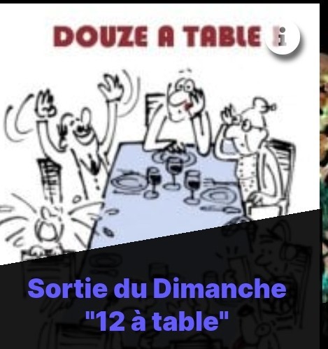 Théâtre: 12 à table, par la compagnie Carpe Diem.