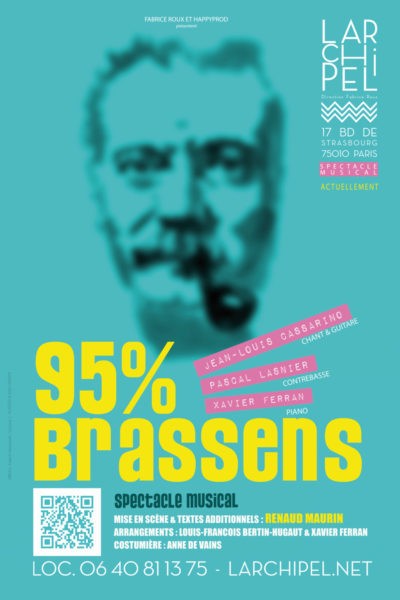 Spectacle musical 95% BRASSENS
