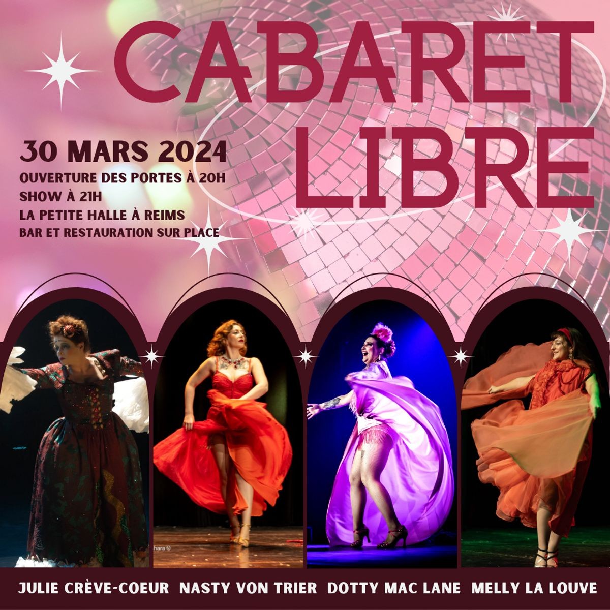 Spectacle d'Effeuillage Burlesque à Reims