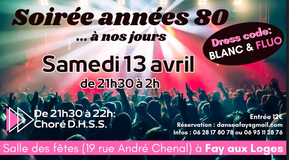 Soirée dansante Années 80...à nos jours