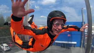 Simulateur de saut en parachute