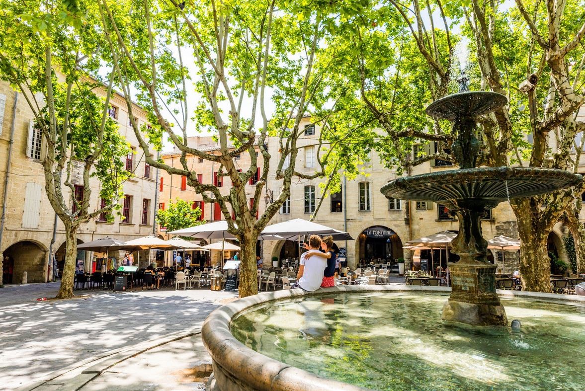 Journée printanière à UZES