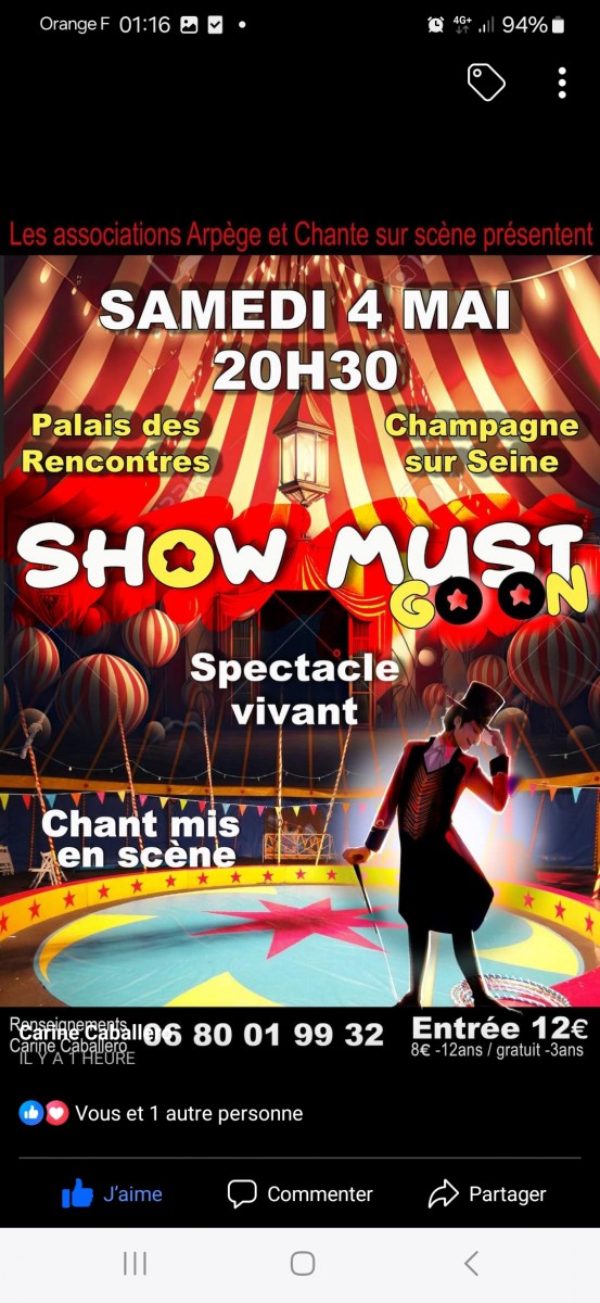 Spectacle Show Must Goon ( Carine Caballero)
