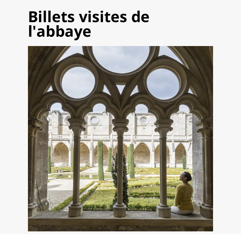 Visite guidée abbaye Royaumont (Oise) et dej partagé à la maison