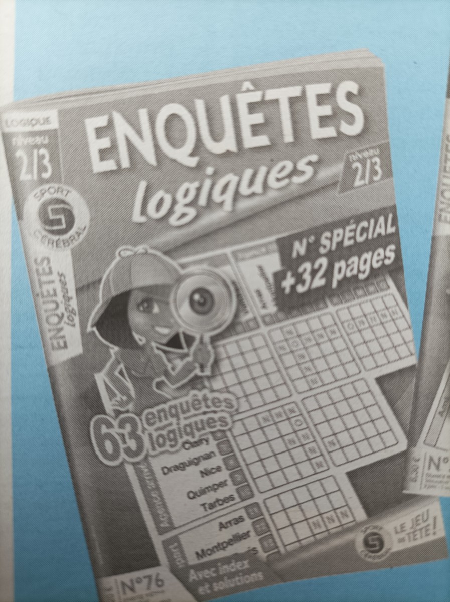 Jeux d'enquêtes logiques pour faire travailler les méninges