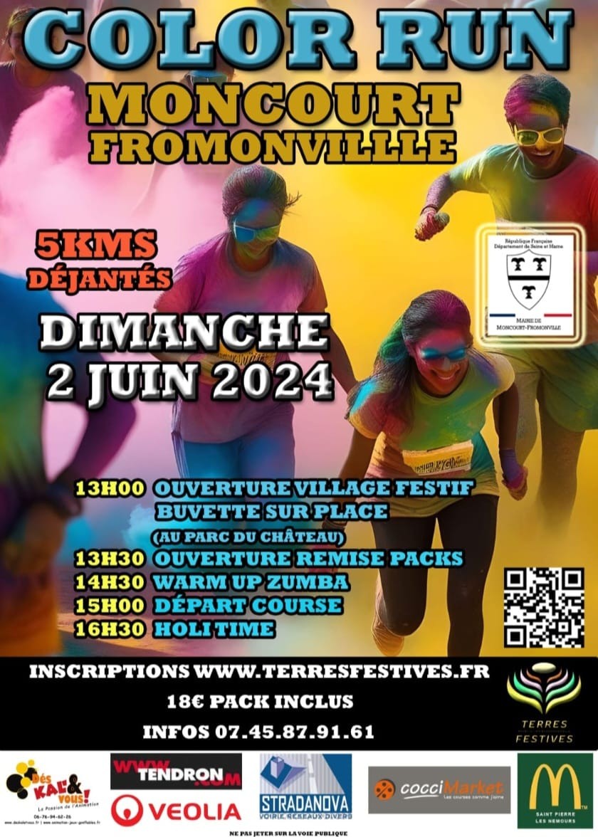 COLOR RUN MONTCOURT FROMONVILLE