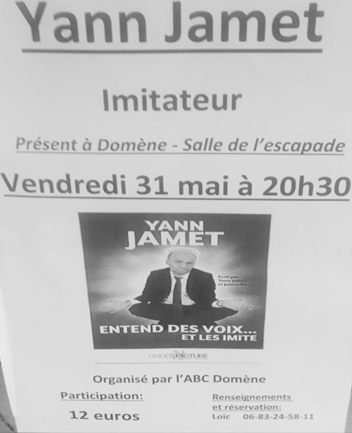 SPECTACLE DE YANN JAMET