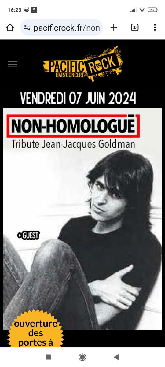 Non homologu rend hommage  Goldman