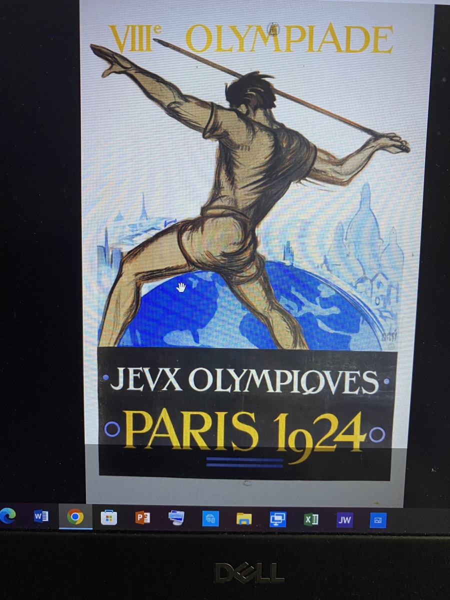 Exposition gratuite Paris 1924 Publicit dans la ville.