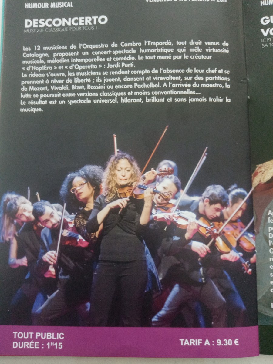 HUMOUR MUSICAL  DESCONCERTO  DE CATALOGNE