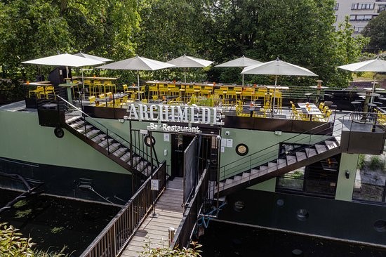 Activité inter-antenne : Restaurant sur la péniche Archimède