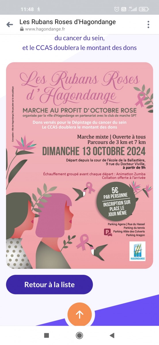 Marche octobre rose