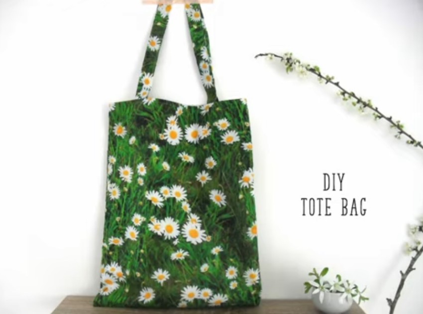 Couture facile réalisation d'un tote bag