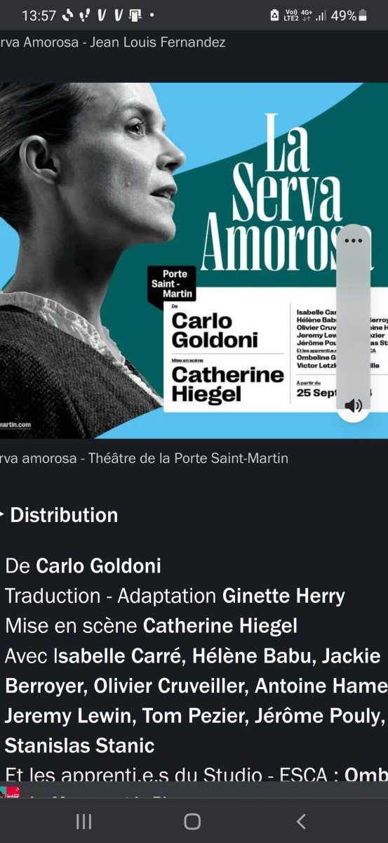 Théâtre  La Serva Amorosa