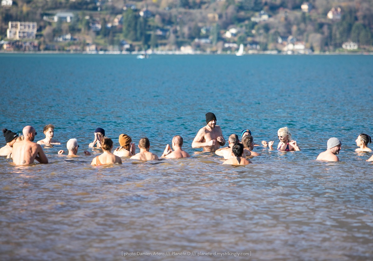 Initiation à la baignade en eau froide